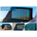 Set Car Shades (bakdörrar) lämplig för Audi Q4 (F4B) E-Tron 2021- exkl. Sportback (2-delad), miniatyr 7