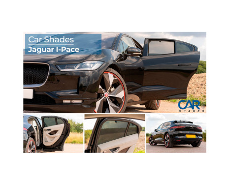 Set Car Shades (bakdörrar) lämplig för Jaguar I-Pace 2018- (4-delad) PV JAIPAC5A18 Privacy shades, bild 9