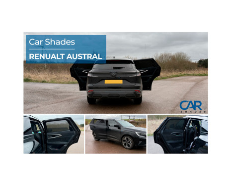 Set Car Shades (bakdörrar) lämplig för Renault Austral 5-dörrars 2022- (2-delad), bild 7