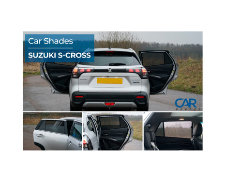 Set Car Shades (bakdörrar) lämplig för Suzuki S-Cross 5 doors 2022- (2-delad), bild 8