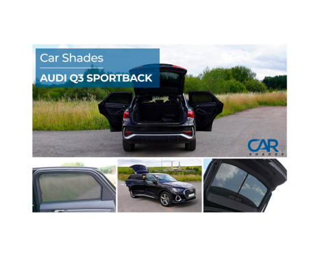 Set Car Shades lämplig för Audi Q3 (F3N) Sportback 2019 - (6-delar), bild 9