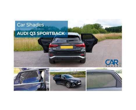 Set med bilskydd (bakdörrar) lämplig för Audi Q3 (F3N) Sportback 2019- (2-delad), bild 7