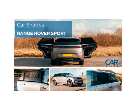 Set med bilskydd (bakdörrar) lämplig för Range Rover Sport 5-dörrars 2022- (2-delad), bild 8