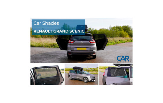 Set med bilskydd (bakdörrar) lämplig för Renault Grand Scenic 2016-2023 (2-delad), bild 8