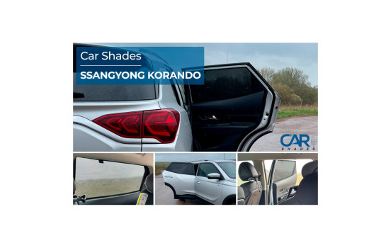 Set med bilskydd (bakdörrar) lämplig för SsangYong Korando 2019 - (2-delad), bild 7