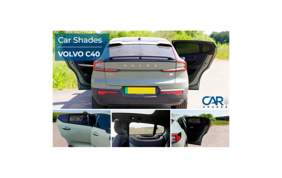 Set med bilskydd (bakdörrar) lämplig för Volvo C40 2021 - (4-delad), bild 7