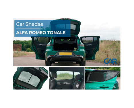 Set med solskydd passande för Alfa Romeo Tonale 2022- (4 delar), bild 10