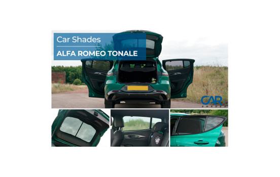 Set med solskydd passande för Alfa Romeo Tonale 2022- (4 delar), bild 10