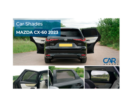 Set solskydd (bakdörrar) lämplig för Mazda CX-60 (KH) 2022- (2 delar), bild 7