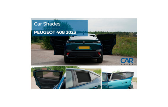 Set solskydd (bakdörrar) lämplig för Peugeot 408 II 2022- (2 delar), bild 8