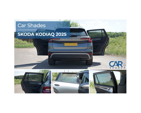 Set solskydd (bakdörrar) lämplig för Skoda Kodiaq II (PS7) 2024- (2 delar), bild 8