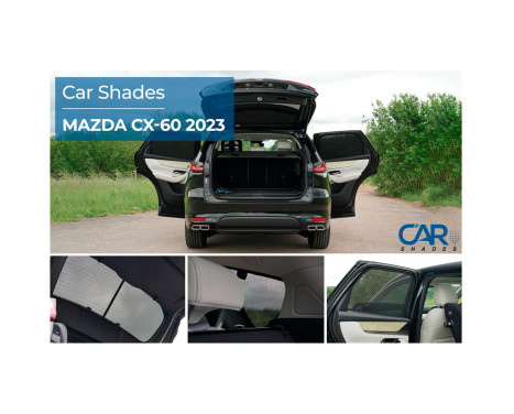 Set solskydd passande Mazda CX-60 (KH) 2022- (6 delar), bild 10