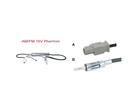AM / FM 16V Phantom antenna adapter