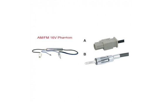 AM / FM 16V Phantom antenna adapter