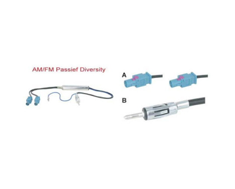 AM / FM Diversity antenna adapter passive