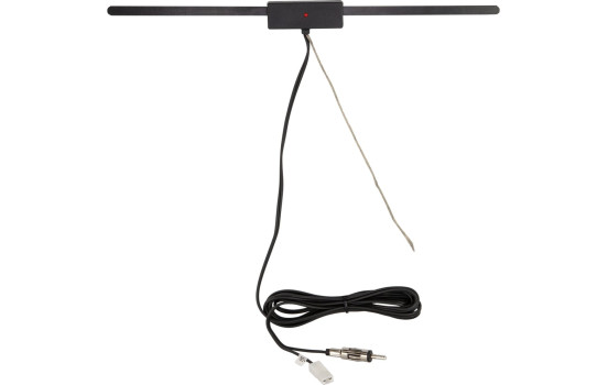 Indoor window stick-on antenna AM/FM