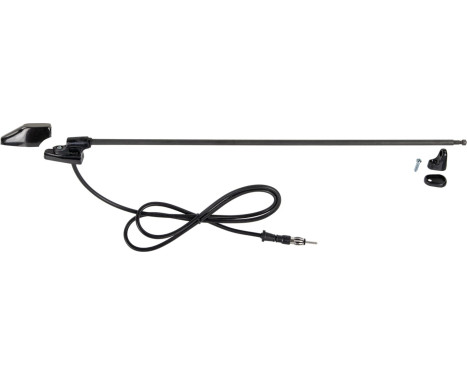 ACV Window Style Antenna AM/FM Black 100cm 3-Piece Extendable, Image 2