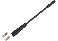 Flexible antenna rod 14cm AM/FM, with M5 and M6 adapters