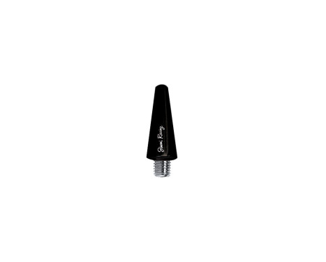 Simoni Racing Aluminum Antenna Top - Black - Length 3cm, Image 2