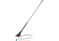 Universal roof antenna 16V AM/FM amplified (active) 52 degree mounting angle