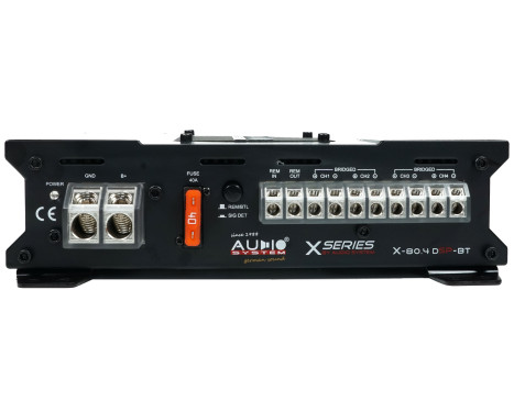 AUDIO SYSTEM DSP-SERIES 4-channel amplifier (with 8-channel HIGH-POWER DSP and BT), Image 2