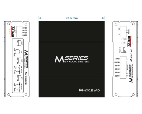 M-SERIES 2-Channel MICRO Digital Amplifier, Image 5