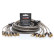 AUDIO SYSTEM HIGH-PERFORMANCE RCA CABLE 5000mm 6-way OFC cinch cable, Thumbnail 2