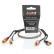 AUDIO SYSTEM HIGH-PERFORMANCE RCA CABLE 500mm OFC cinch cable, Thumbnail 2
