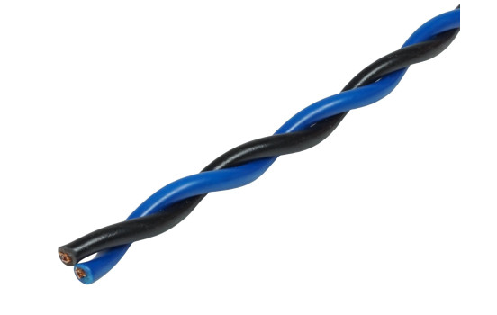 AUDIO SYSTEM "TWISTED" speaker cable 2x 2.50 mm² Blue/Black