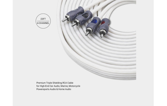 Recoil Marine OFC RCA Cinch Cable 4-Channel 700cm, Image 5