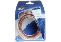 Speaker cable 2 x 0.75 mm transparent blue 10 meters
