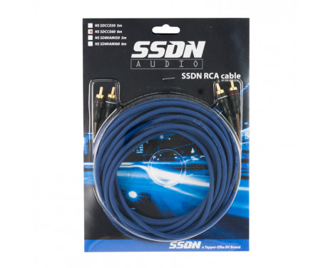 SSDN 6-Meter double shielded RCA cable - in blister, Image 4