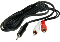 Stereo jack 3.5mm Stereo to Cinch plug 1.5m (RCA plug)