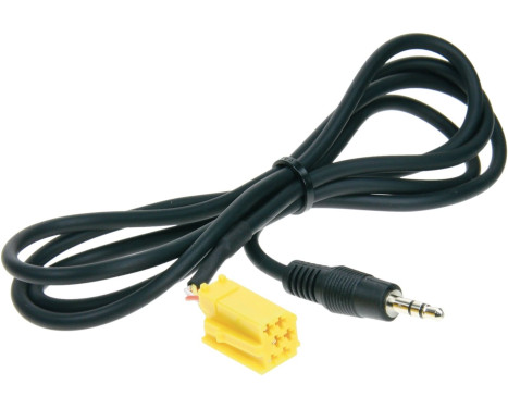 Stereo jack 3.5mm Stereo to Mini-ISO (Yellow) 1.25meter