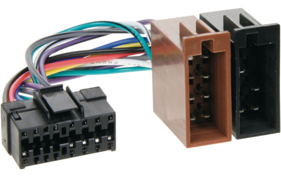 Radio Connection Cable -> ISO JVC 16 PINS