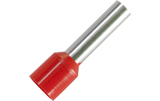 Wire end sleeve for cable size: 10 mm² with black insulation