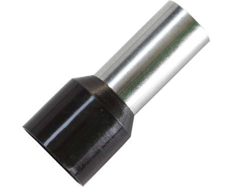Wire end sleeve for cable size: 50 mm² with black insulation