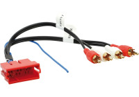 Active System Adapter Mini ISO > Cinch Audi A3/ A4/ A6/ A8/ TT