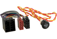 Radio Connection Cable ISO extension cable with on/off switch 80cm cable