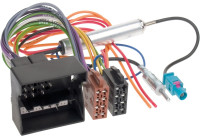 Radio Connection Cable Various models Opel Quadlock > ISO Norm / Phantom power (DIN)