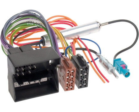 Radio Connection Cable Various models Opel Quadlock > ISO Norm / Phantom power (DIN)