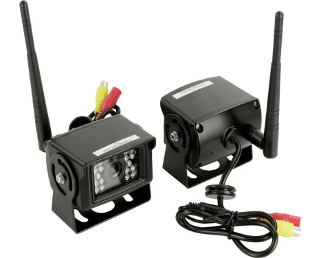 Rear view camera monitor kit 7" AHD with 2 wireless cameras, Image 3