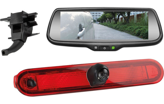 Reversing camera set with 7" mirror monitor for Mercedes Citan - Renault Kangoo