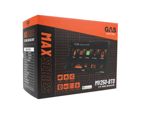 GAS MAX 2DIN Car radio, 6.75" Touch, CarPlay, DAB, Image 16