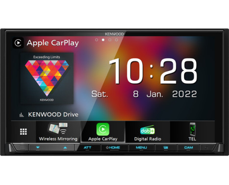 Kenwood DMX 8021DABS- 2DIN 7.0" Inch Multimedia radio Wireles Carplay/Android Auto