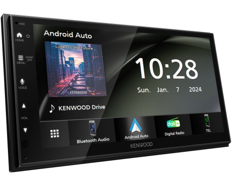Kenwood DMX5023DABS - Multimedia system - 6.8" touchscreen - Apple Carplay and Android Auto