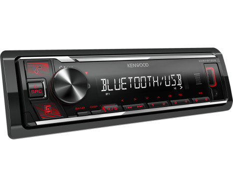Kenwood KMM-BT209 Car Radio - USB/BT Red, Image 2
