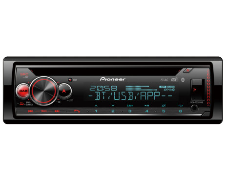 Pioneer DEH-S720DAB Car radio 1-DIN, CD, DAB+ tuner, Bluetooth hands-free, AppRadio