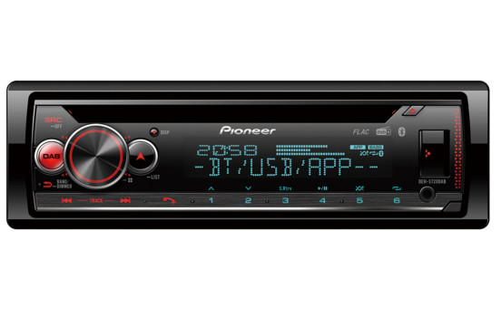 Pioneer DEH-S720DAB Car radio 1-DIN, CD, DAB+ tuner, Bluetooth hands-free, AppRadio