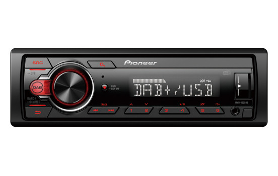 Pioneer MVH-130DAB Car radio 1-DIN DAB+/USB
